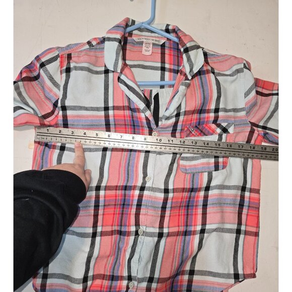 Victoria's Secret Womens XS Plaid Button-Up Pajama Set - Picture 5 of 5